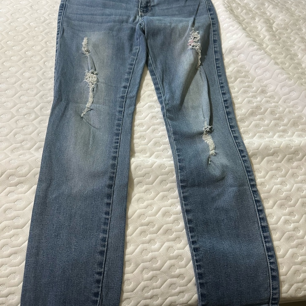 Guess Women's Distressed Blue Jeans